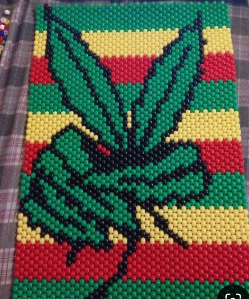 Beaded mat